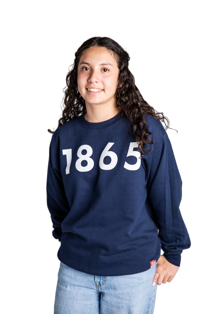 1865 Blue Crewneck Sweatshirt