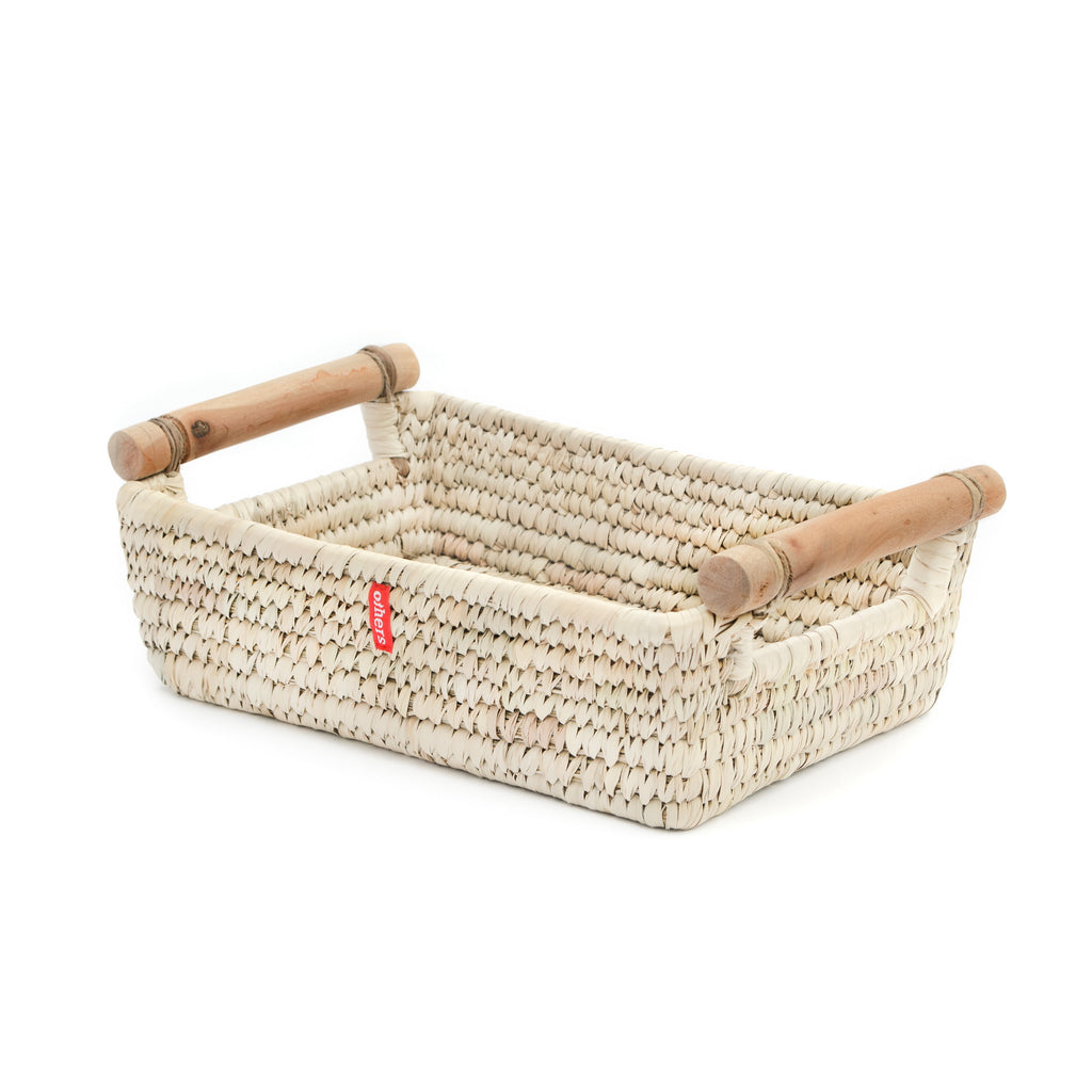Others Basket Small With Wood Handles