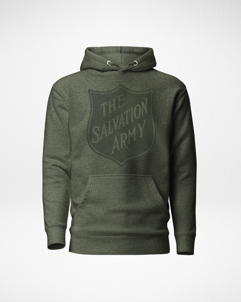 Olive Hoodie w/ Salvation Army Shield