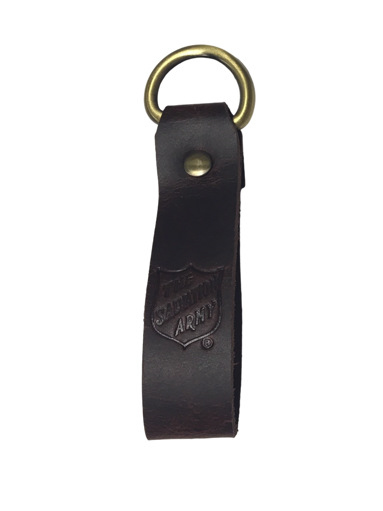 Keychain Leather With Shield