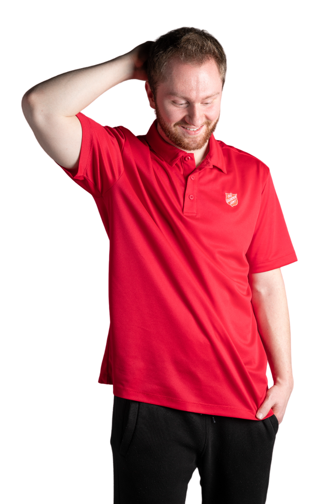Men's Silk Touch Polo With Shield
