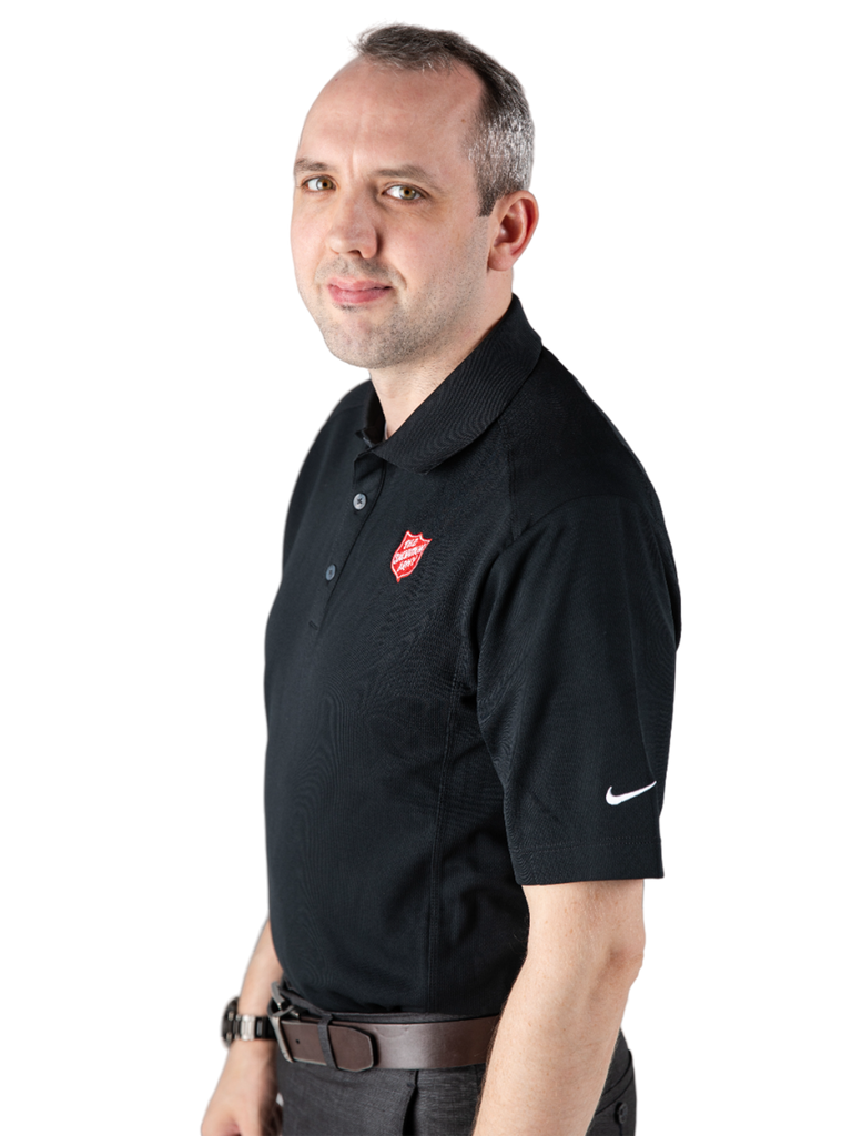 Men's Nike Golf Polo With Shield