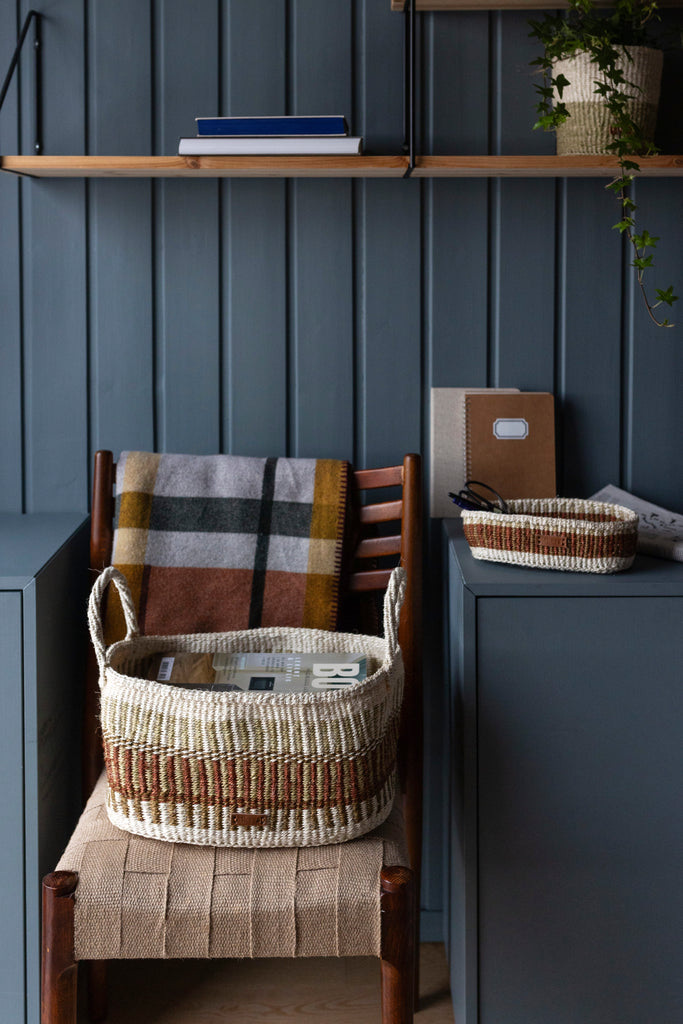 Others Small Oval Basket - Multi-color