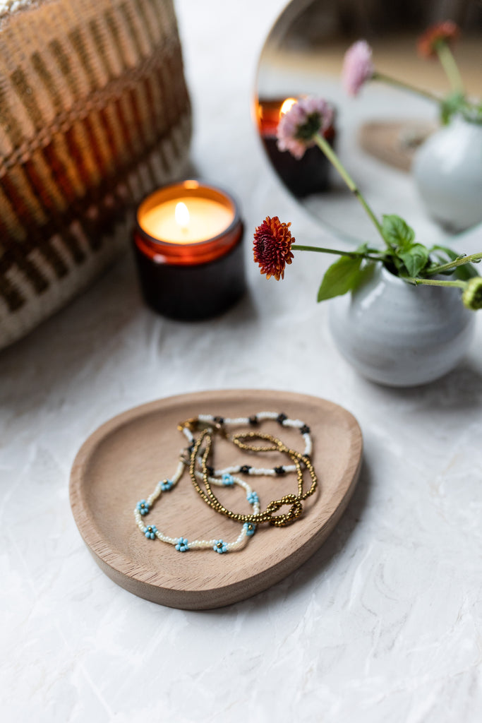 Others Carved Wooden Plate - Small