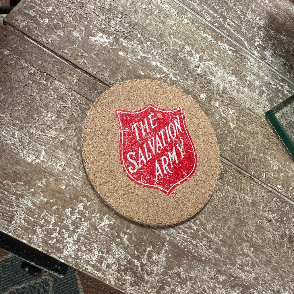 Distressed Shield Coaster (Individual)