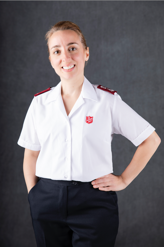 Women's SP&S Closed Collar Blouse with Shield