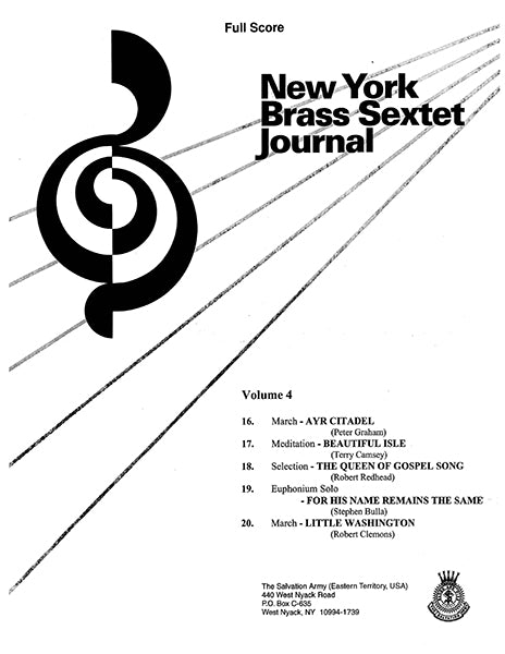 NY Brass Sextet Journal Vol 4