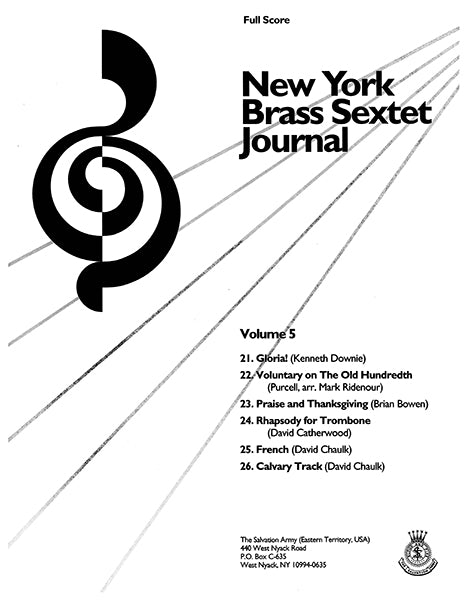 NY Brass Sextet Journal Vol 5