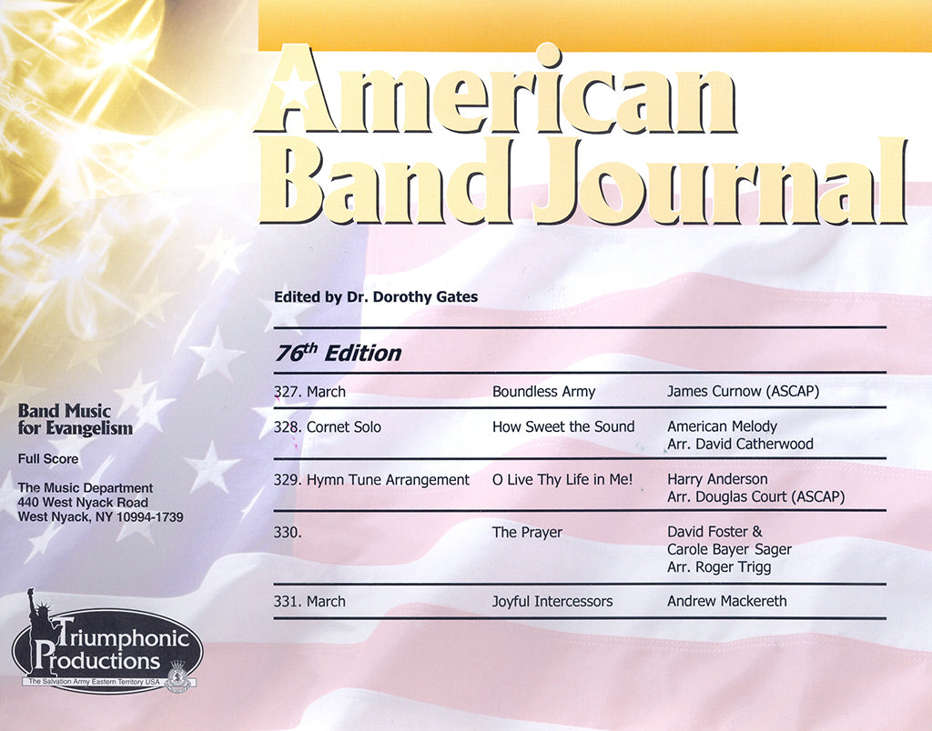 American Band Journal Volume 76, Numbers 327-331