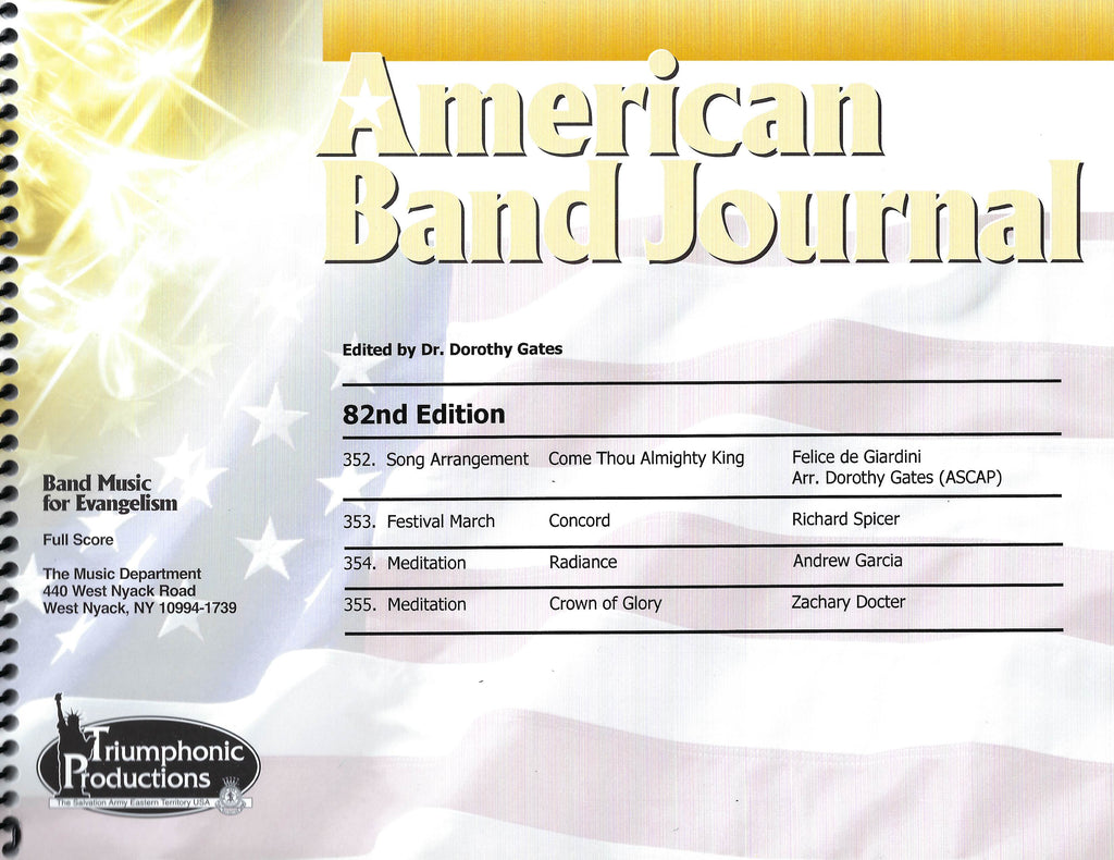 American Band Journal Volume 82, Numbers 352-355