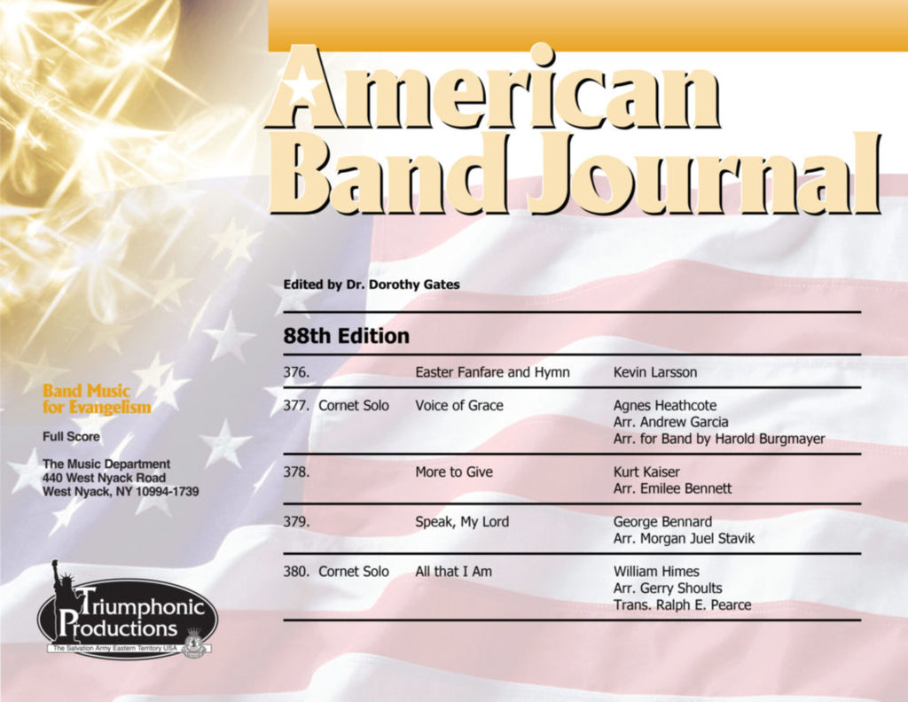 American Band Journal Volume 88. Numbers 376-380