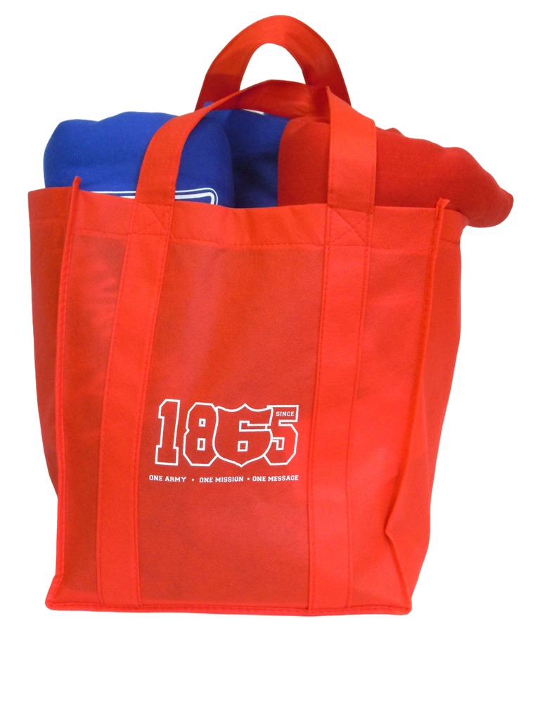 1865 Red Tote Bag