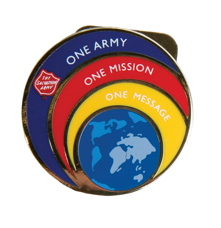 Magnetic Pin "One Army, One Mission, One Message"