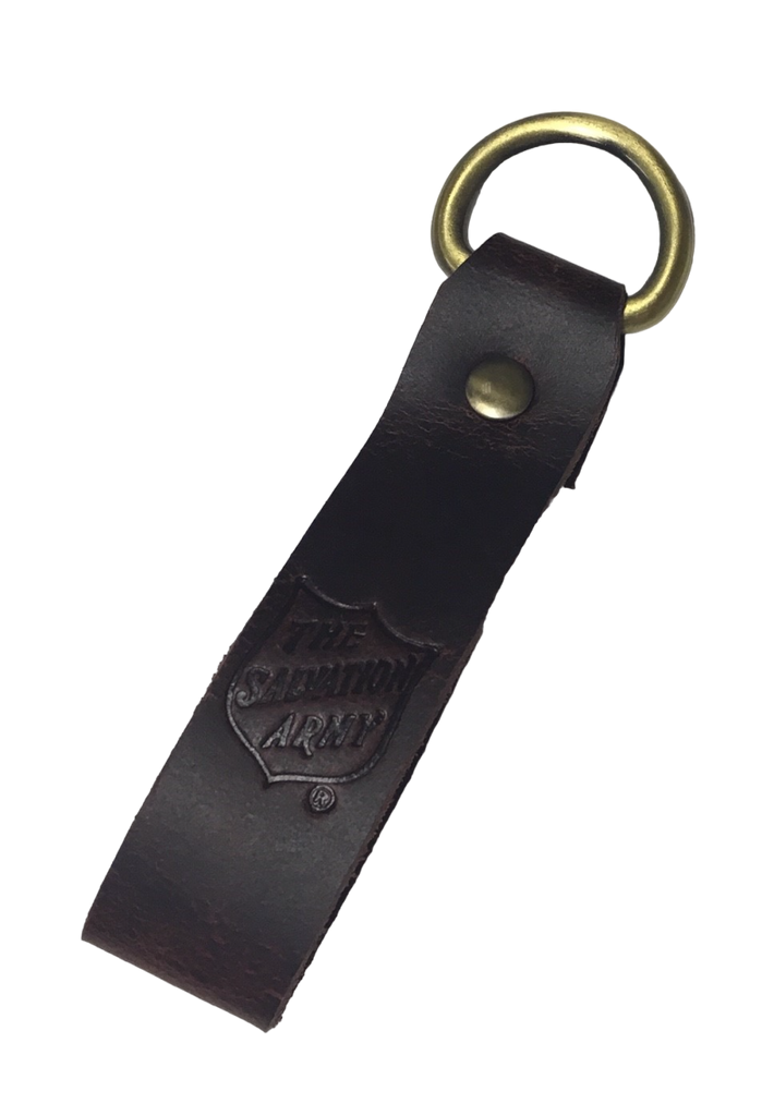 Keychain Leather With Shield