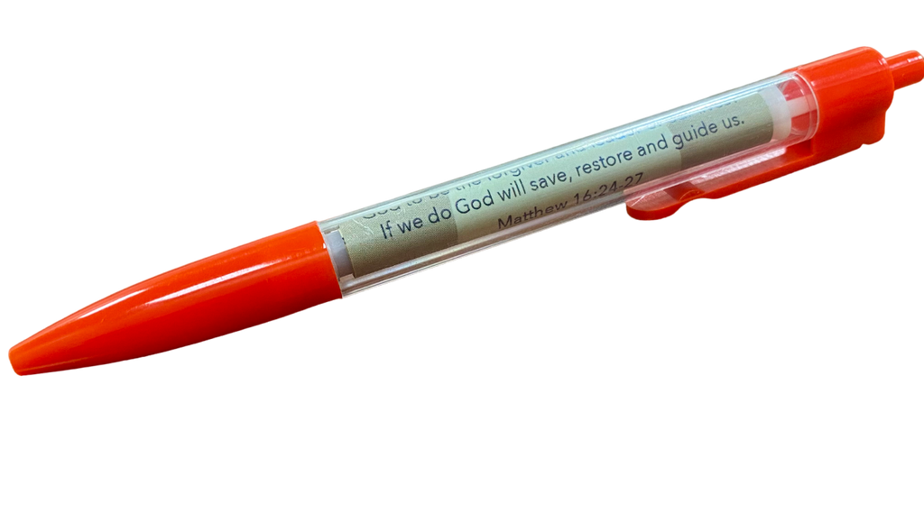 Red Old Orchard Beach Banner Pen Red