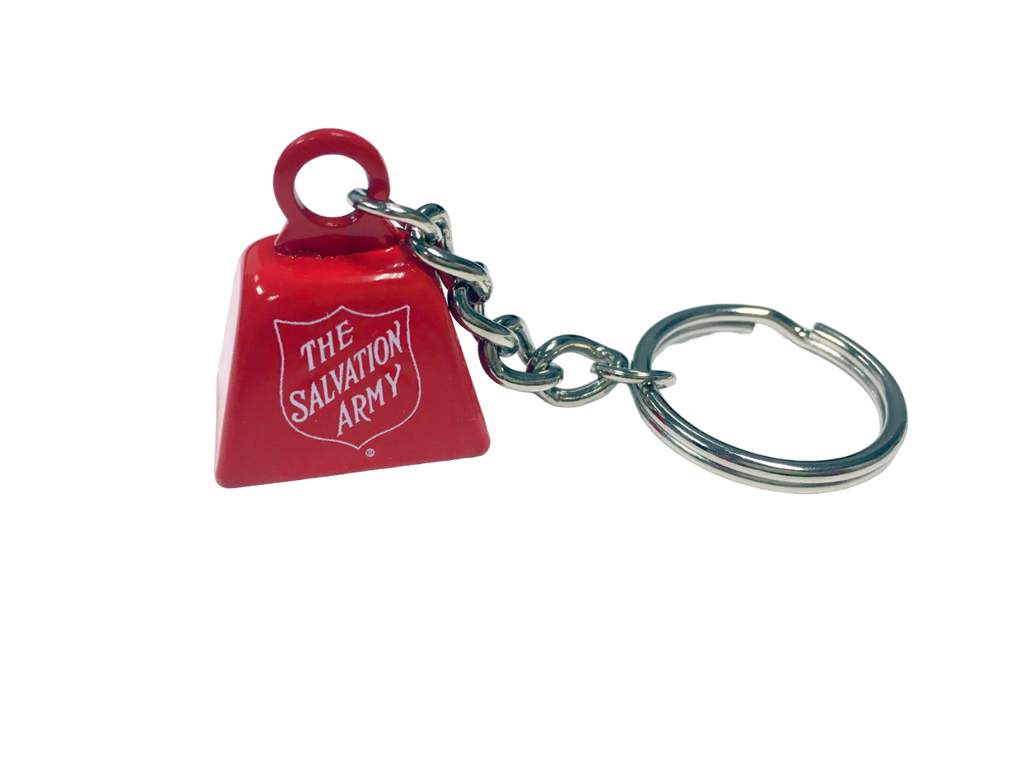 Keychain Red Bell With Shield