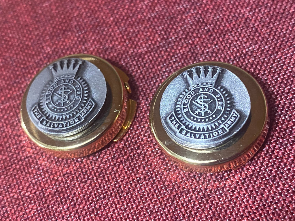 Men's Button Covers with Crest