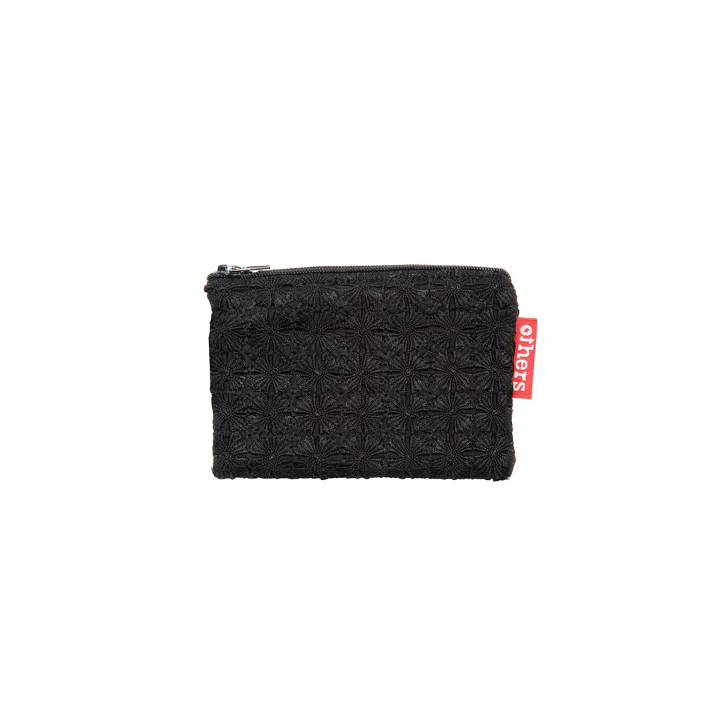 Others Embroidered Coin Purse Sm Black