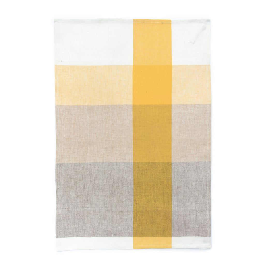 Others Fade Tea Towels Yellow