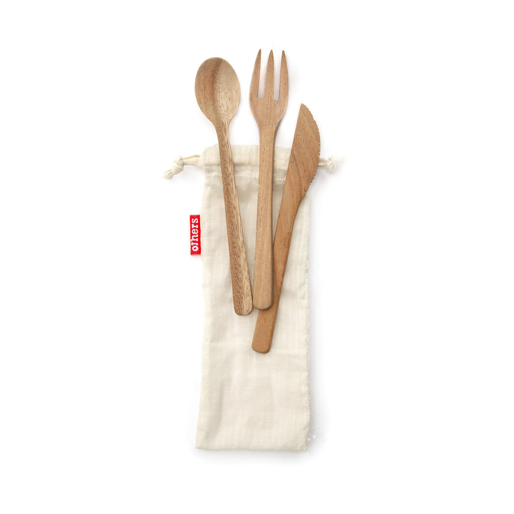 Others Bag Of Wood Cutlery