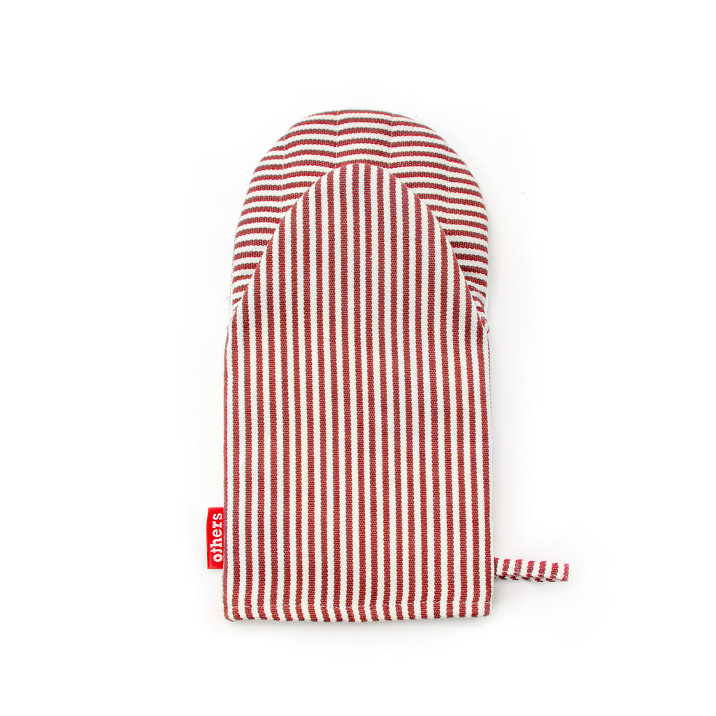 Others Oven Mitt Red Stripes